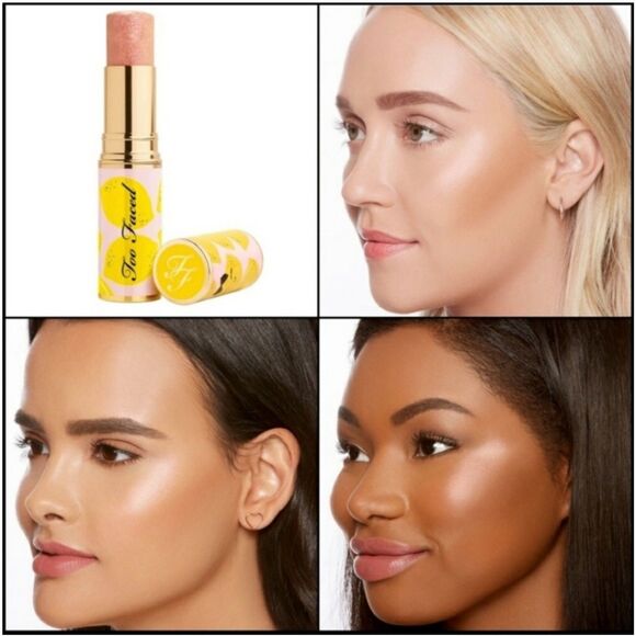 Too Faced Tutti Frutti Frosted Fruits Highlighter Use On Eye & Face - Picture 9 of 10